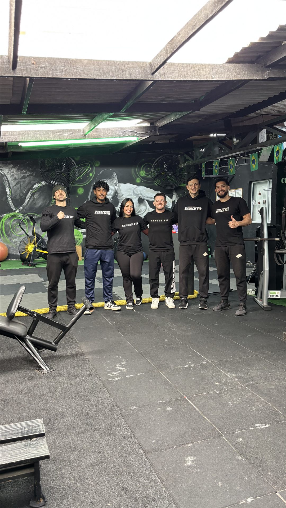 Foto da equipe completa